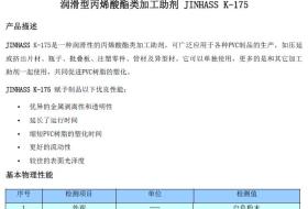 润滑型丙烯酸酯类加工助剂 JINHASS K-175